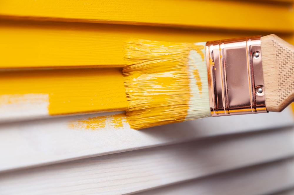 peinture jaune extérieur